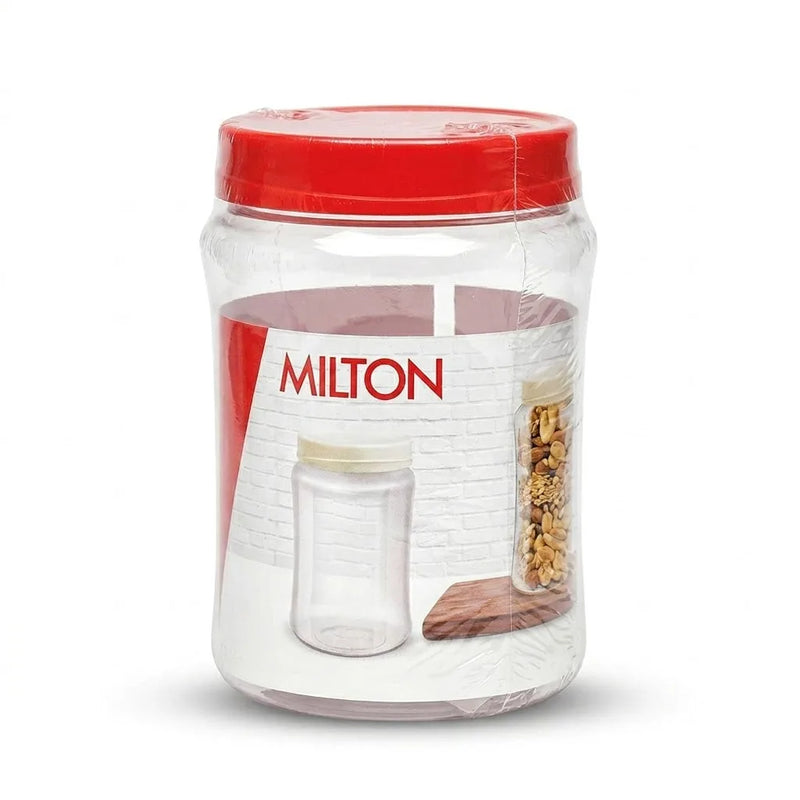 Round Pet Jar 1500Ml Clear Plastic Storage Container
