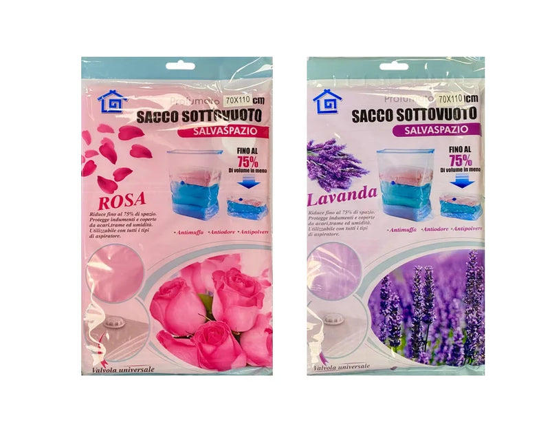 Floral Scented Clothes Storage Compressed Air Vacuum Bag Assorted Scents