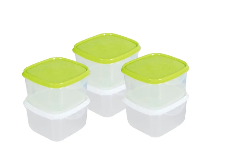 Mini Square Food Storage Containers 80 Ml Pack Of 6