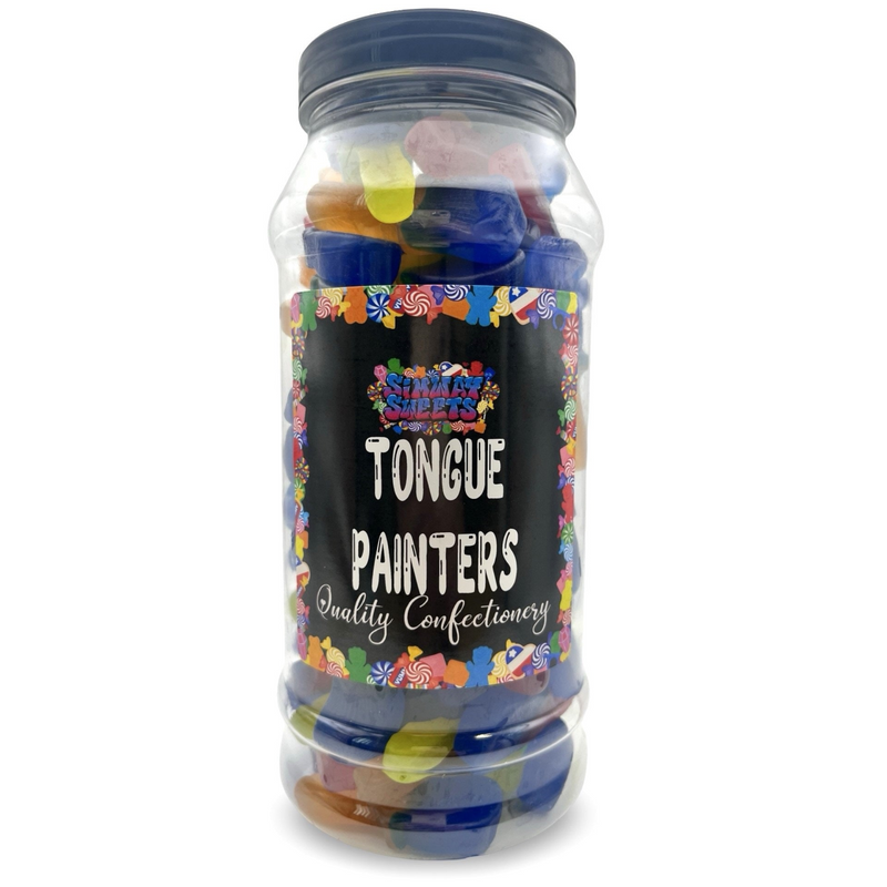 Tongue Painting Dummies Retro Sweets Gift Jar - 670g