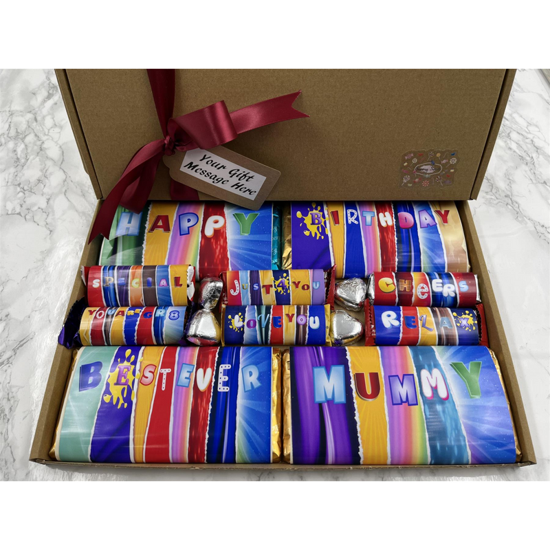 Fun Novelty Birthday Chocolate Wrapper Gift Box - Mummy