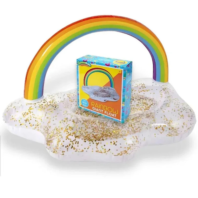 Inflatable Rainbow Giant Glitter Float