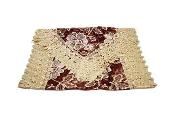 Decorative Polyester Traditional Moroccan Lace Floral Table Cloth Cover Runner Assorted Colours And Designs