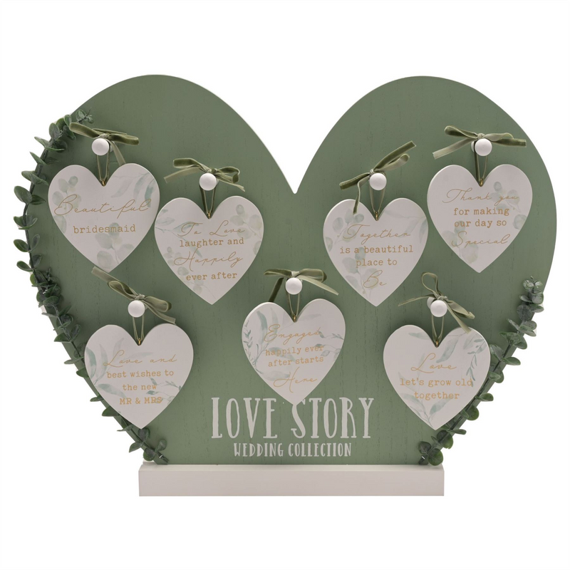 Love Story Hearts on Stand - 42 Hearts + Stand