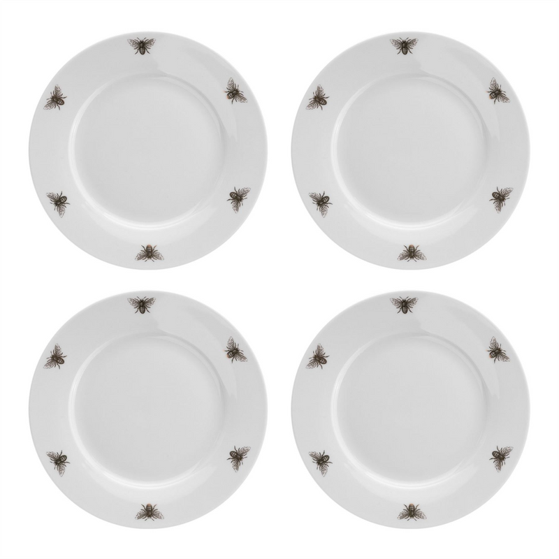 Hestia Set of 4 Gold Bee Side Plates