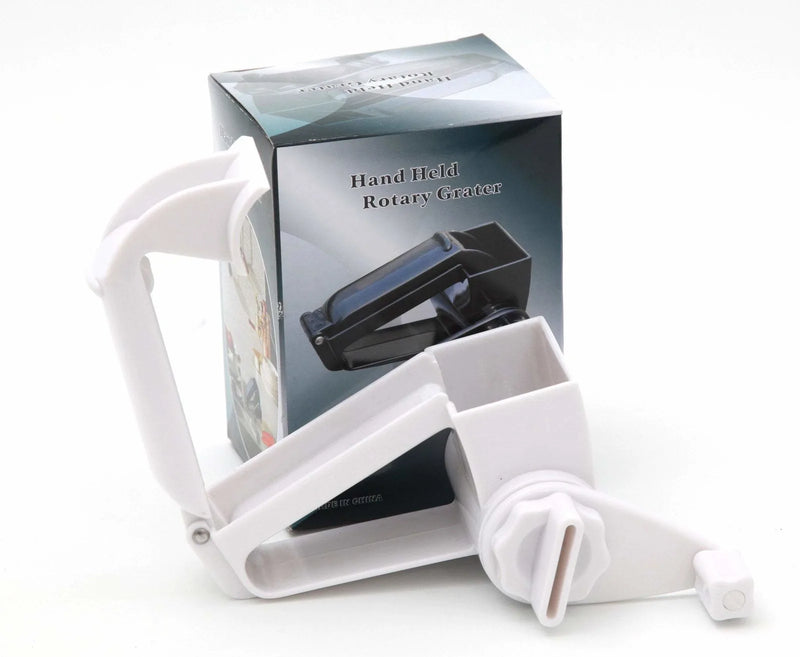 Plastic Hand Held Rotary Parmesan Cheese Grater