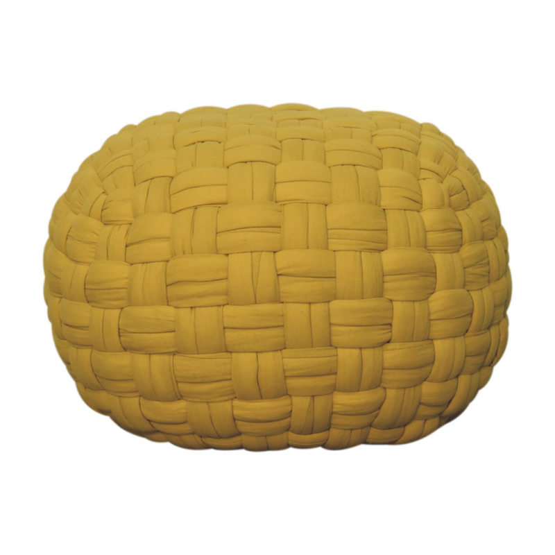 Artisan Furniture Mustard Tube Pouffe