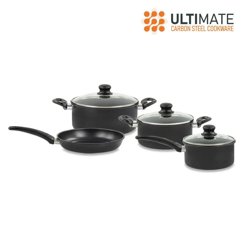 Sq Professional Carbon Steel Ultimate Cookware Pan Set Of 7