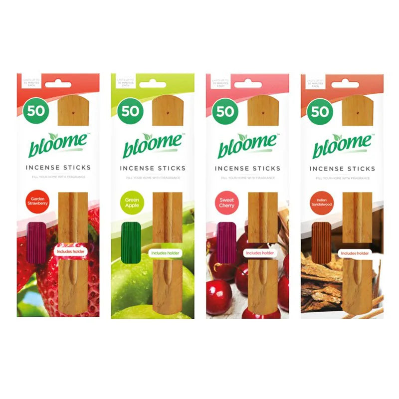 Incense Sticks And Holder Pack Of 50 Assorted Fragrance Scents