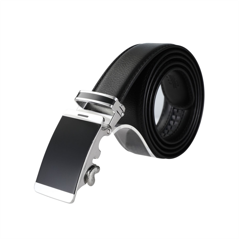 Mad Man Black AutoMADtic Leather Belt