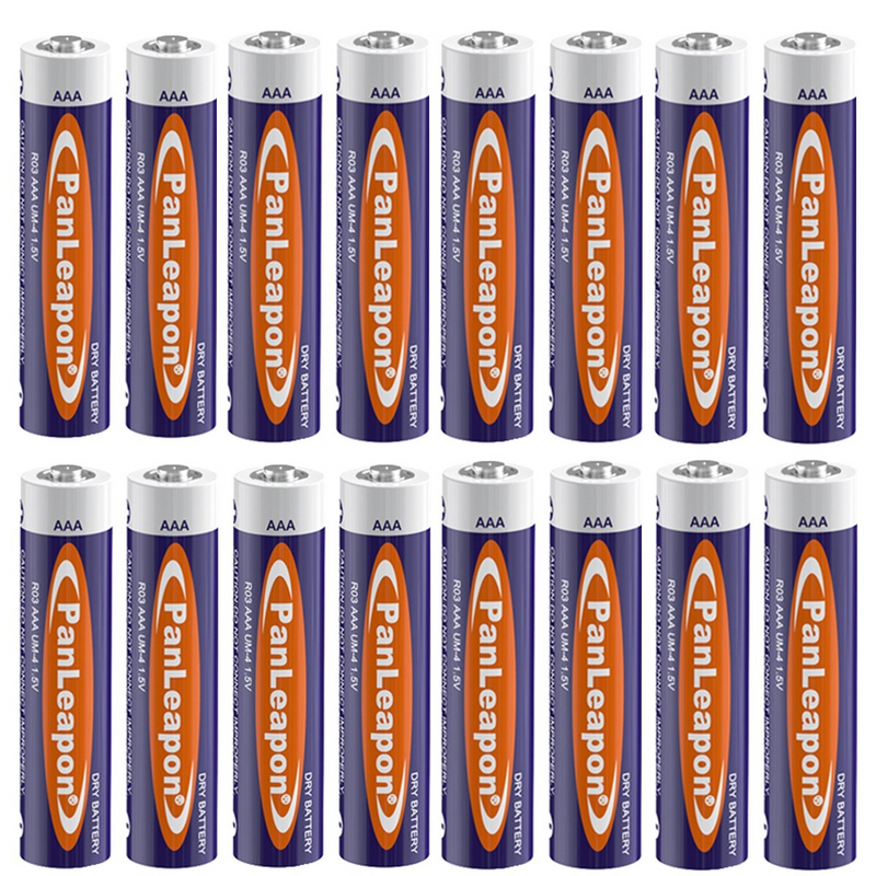 16 PCS AAA Batteries Power CarbonZinc AAA Battery 1.5v For Household Appliances small devices