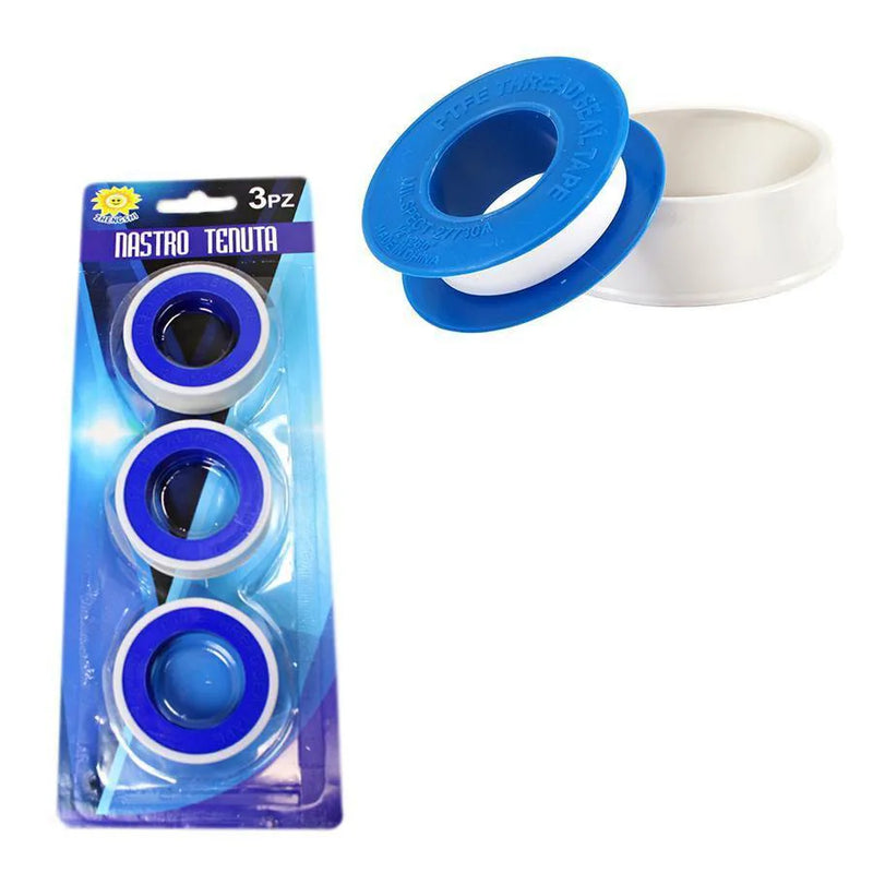 Diy Ptfe Plumbing Pipe Tape Seal Pack Of 3 White