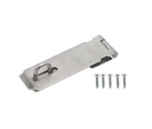 Stainless Steel Door Bolt With Screws 4"