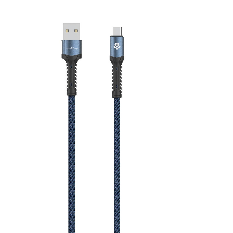 WYEFLOW 10w SuperStrand Braided USB to Type C Charging & Data Cable 1m