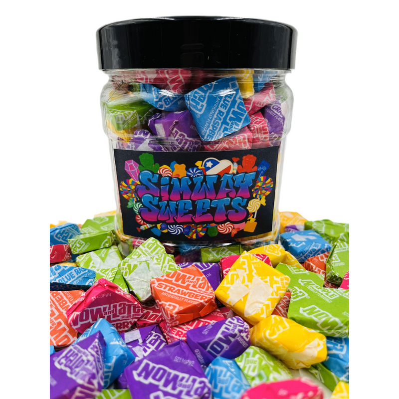 Simway Sweets Jar 765g - Now & Laters - Individually Wrapped American Sweets - Approximately 144 Pieces