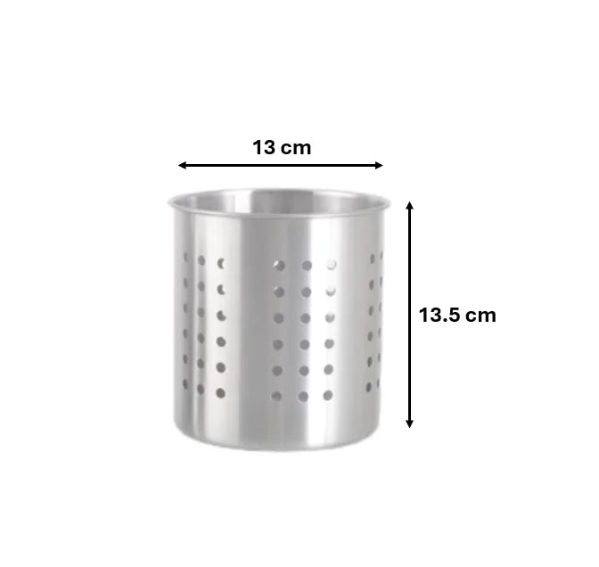 Large Metal Cutlery Drainer Cooking Utensil Holder