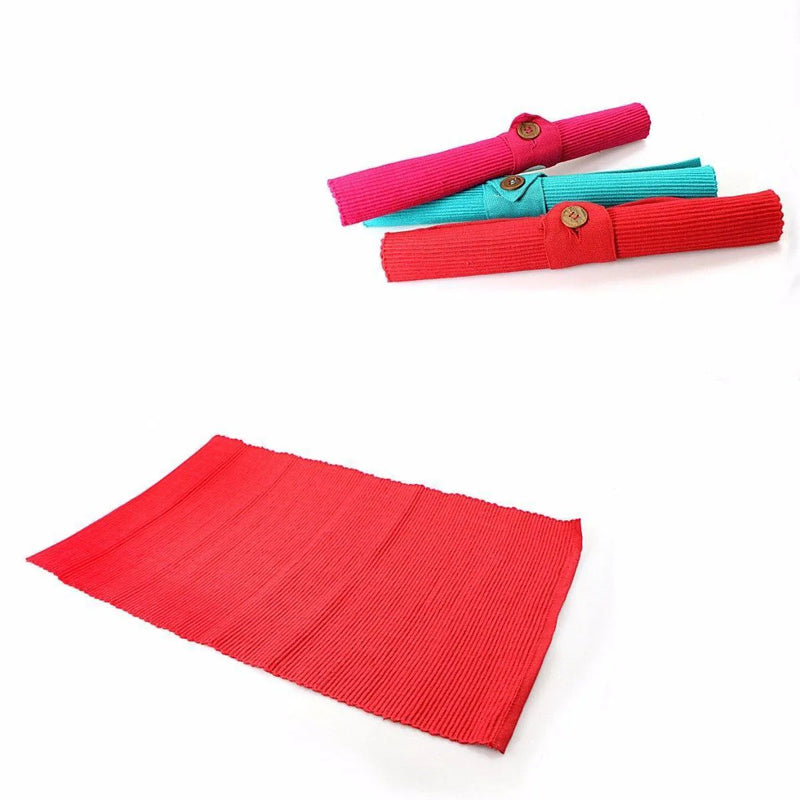 Fabric Kitchen Dining Placemat Assorted Colours (Parcel Rate)