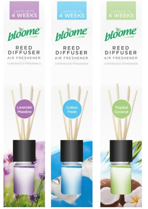 Bloome Assorted Fragranced Reed Diffusers 30Ml – Natural Scent Diffusion