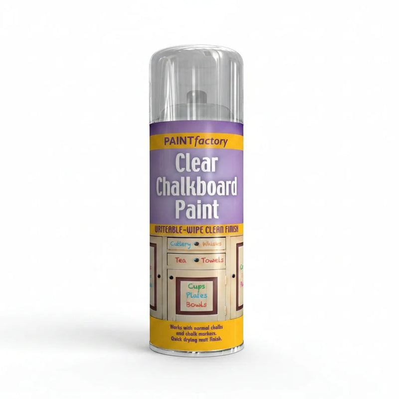 Paint Factory Clear Chalk Board Spray Paint 400Ml