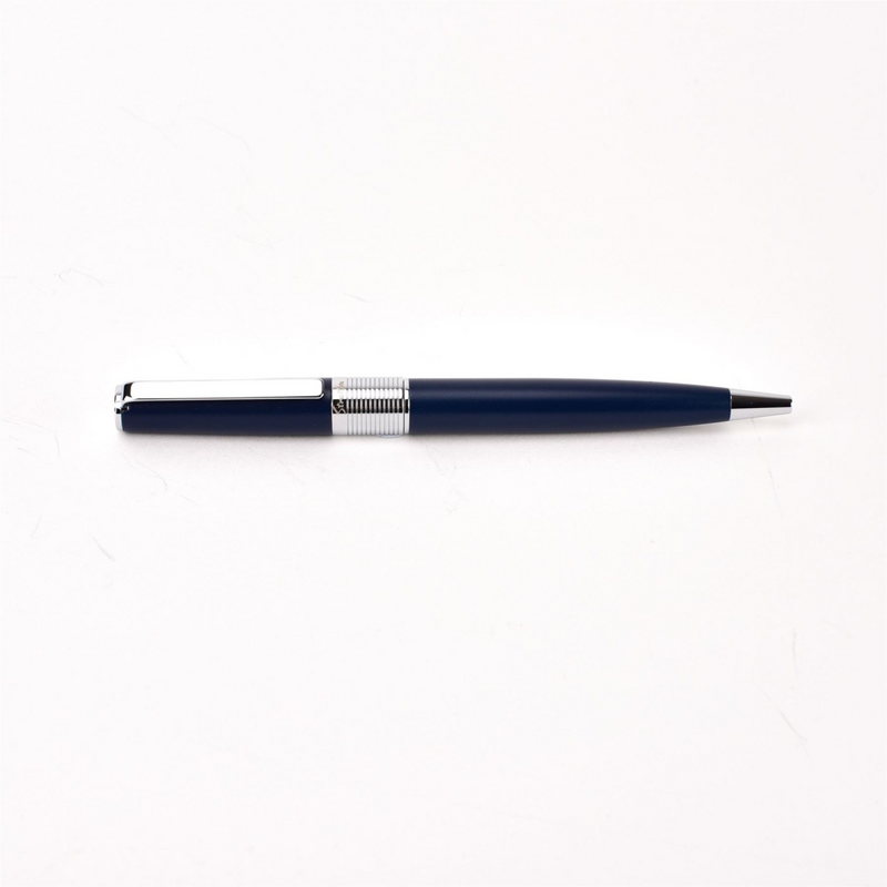 Stratton Rollerball Pen - Blue & Silver
