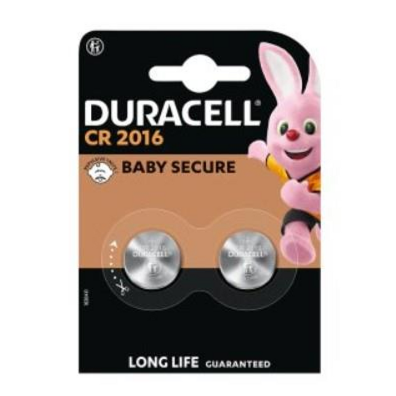 Duracell CR2016 3V Lithium - Pack of 2