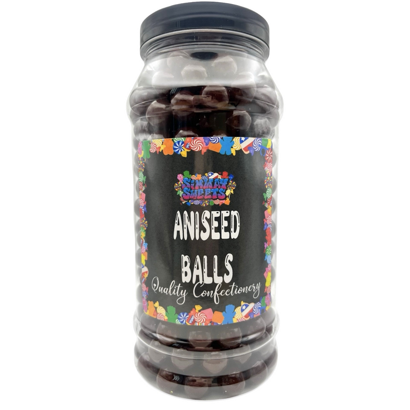 Aniseed Balls Retro Sweets Gift Jar - 855g