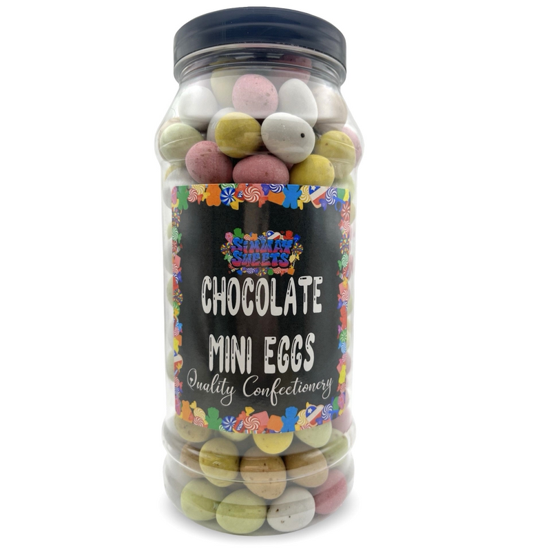 Chocolate Mini Eggs Sweet Gift Jar - 795g