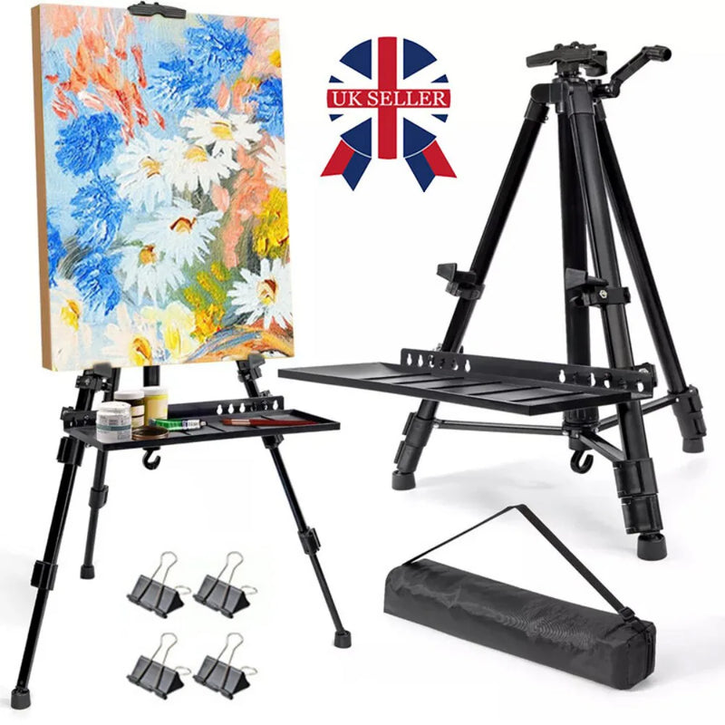 51-155cm Art Easel Stand for Painting Drawing Sketch Folding Tripod w Carry Bag