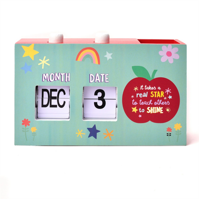 Cheerfull Desk Calendar - Press Button
