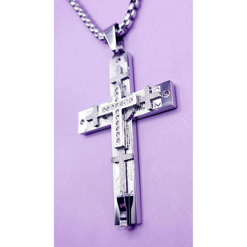 Ultimate Silver Cross Necklace