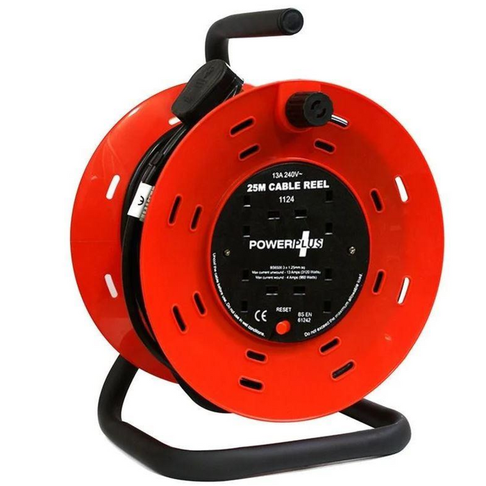 PowerPlus 25mt Extension Cable Reel