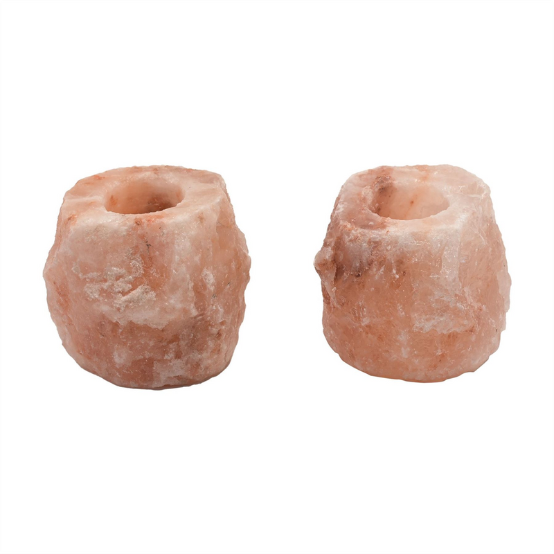 Himalayan Rock Salt Set of 2 Assorted Tealights