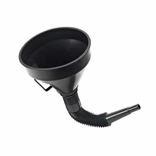 Black Detachable Large Fle x ible Neck Oil Funnel Car Van Petrol Diesel Use 4818