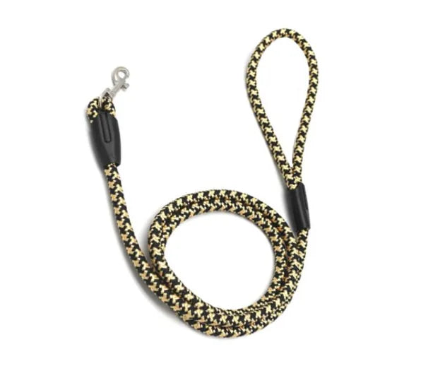 Pet Dog Leash Lead With Metal Hook Clip Assorted Colours