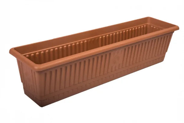 Plastic Rectangle Balcony Flower Pot Container Large