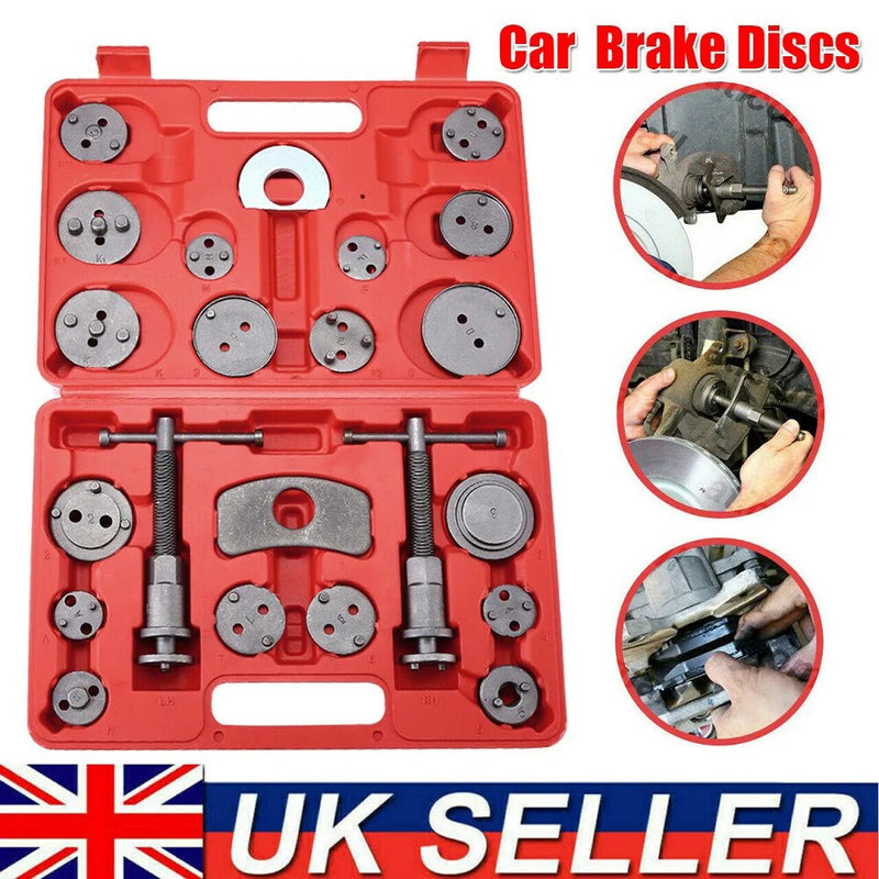 23pc Disc Piston Caliper Brake Rewind Wind Back Tool Kit Set Car Auto Universal