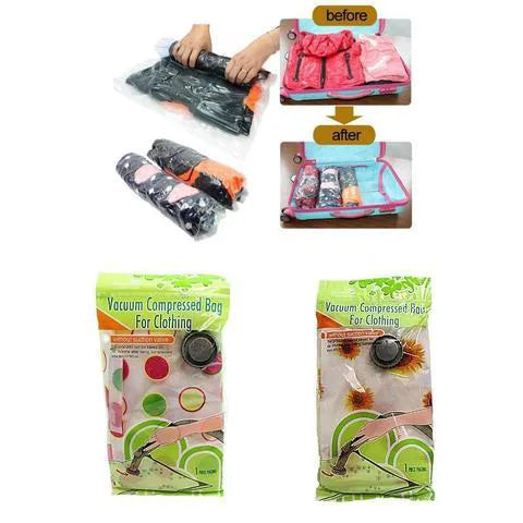 Clothes Storage Compressed Air Vacuum Bag