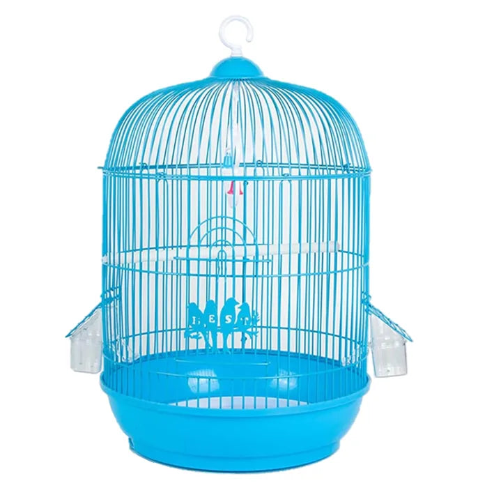 Round Metal Bird Cage Assorted Colours