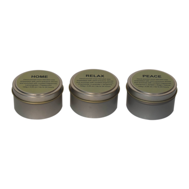 Artisan Furniture Home Fragrance Accessories - Candle Set (Home Peace Relax)