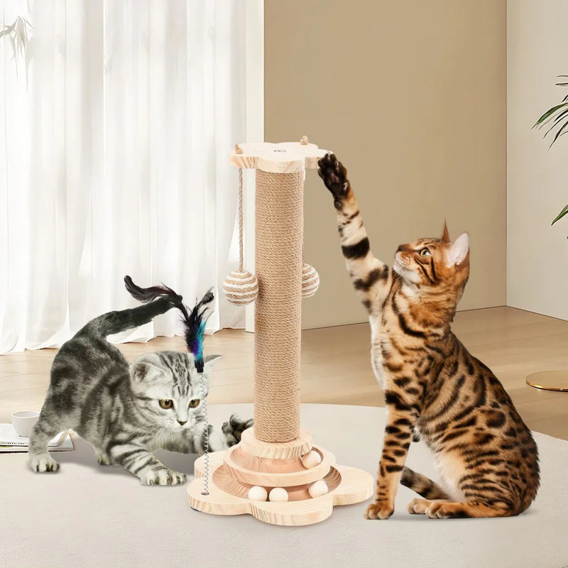 Large Cat Tree Scratching Post Pet Climbing Tower Kitten Activity Centre Kitten