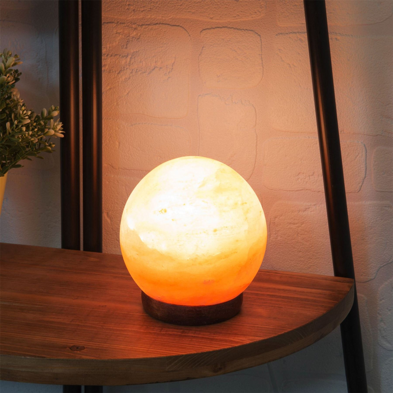 Himalayan Rock Salt Lamp 5" Sphere
