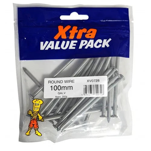 Galvanised Round Wire Nails Appro x. 250G