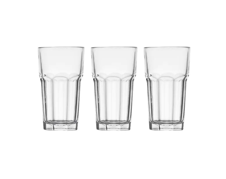 Omroc Rise Drinking Glasses Tumbler 330Ml Pack Of 3 (Parcel Plus Rate)