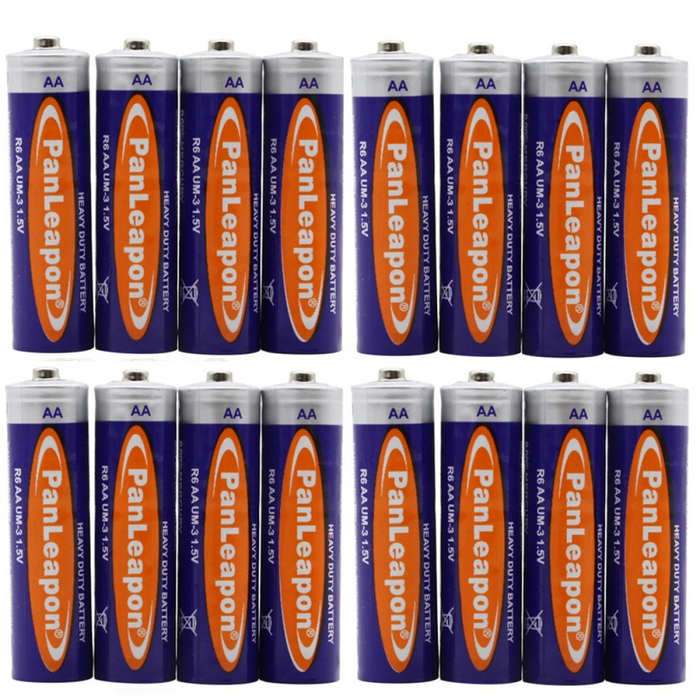 16 PCS AA Batteries 1.5V CarbonZinc AA Battery For Household Appliances Small Devices