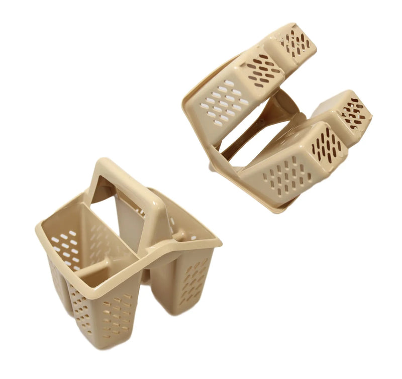 Dunya Basket Home Kitchen Sink Dish Cutlery Strainer Basket 4 Section