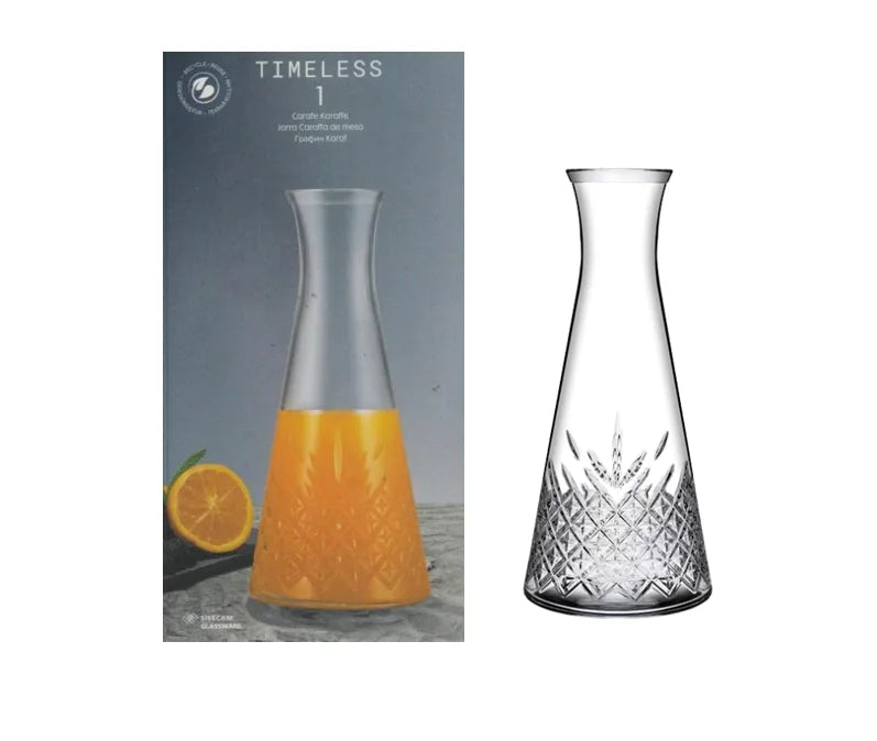 Pb Timeless Glass Water Drink Carafe Jug 940Cc (Parcel Plus Rate)