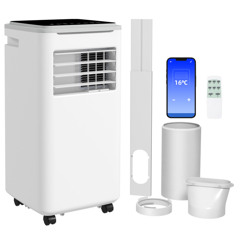 9,000 BTU Portable Air Conditioner Unit with WiFi Smart App, 20m� 