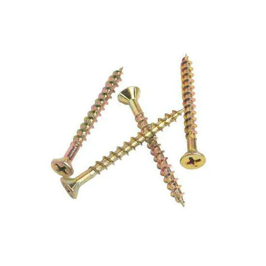 Pozi C Sk Chipboard Screws Yellow Diy