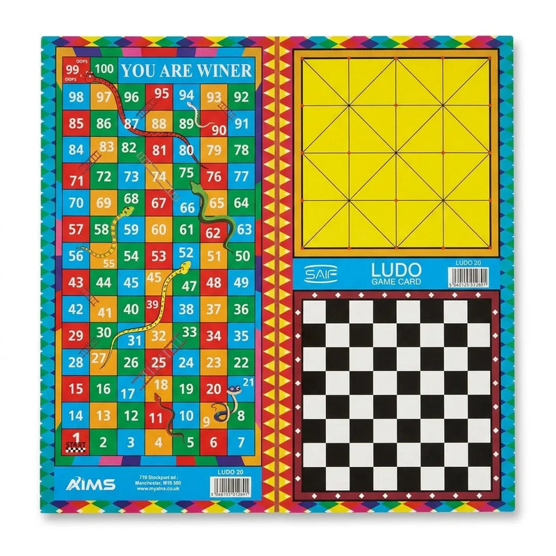 All In One Boardgames (Ludo, Chess, Alquerque, Snakes And Ladders)