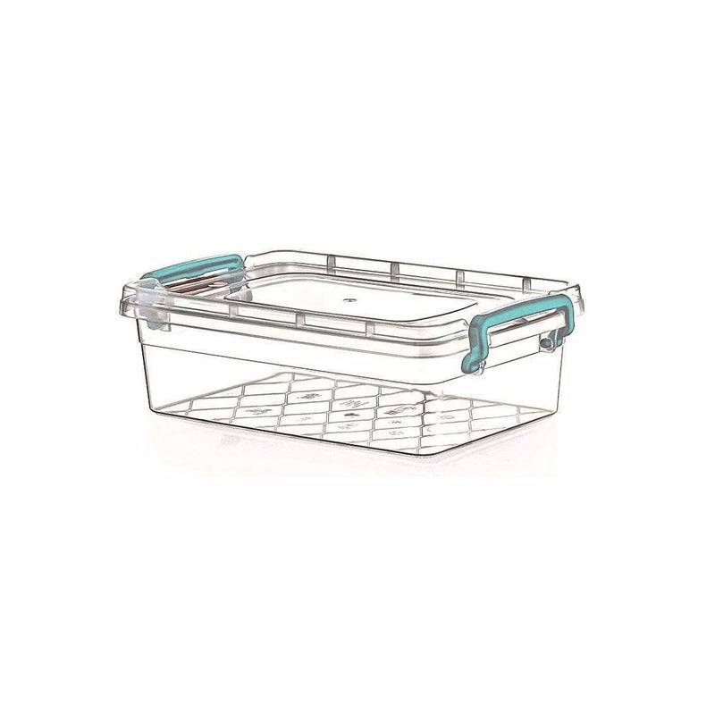 Clear Storage Container Midi Bo x With Handles 3.50 Litre